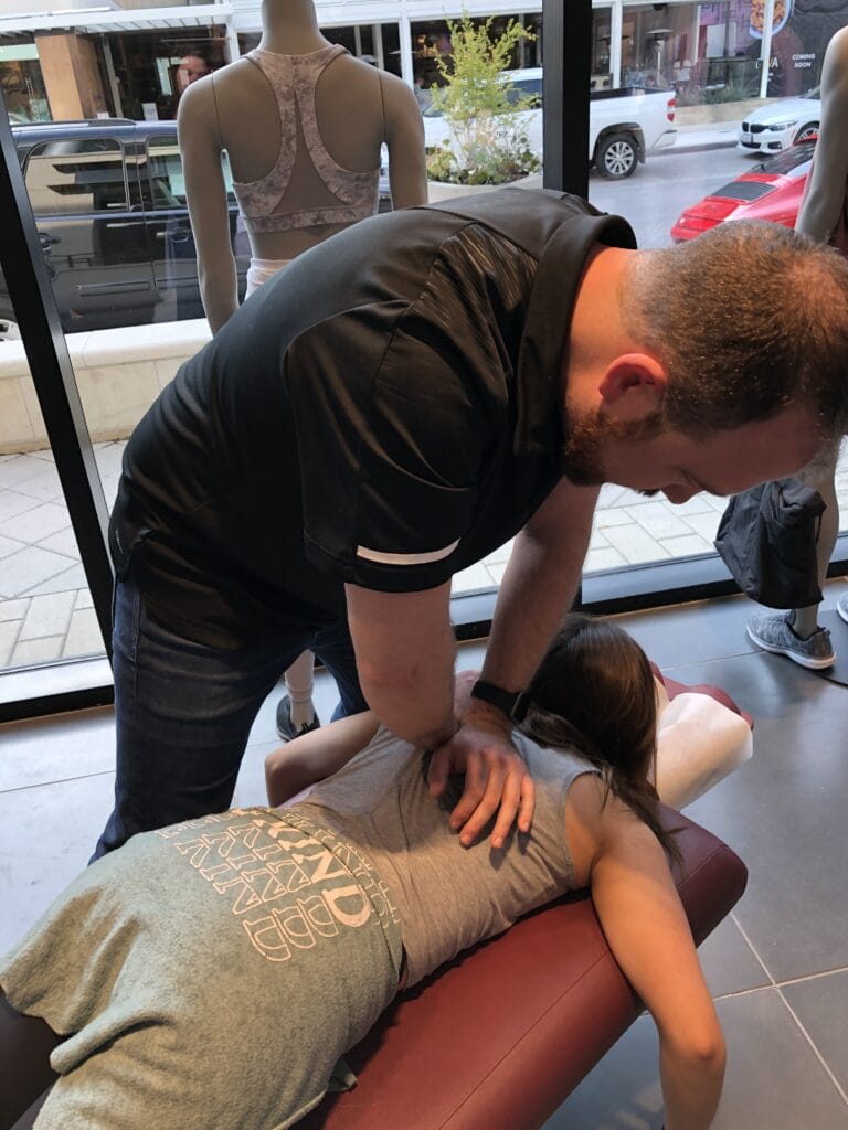 dr keeton treating upper spine