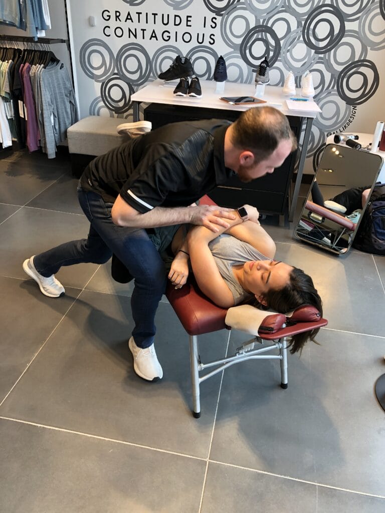 dr keeton treating female patient